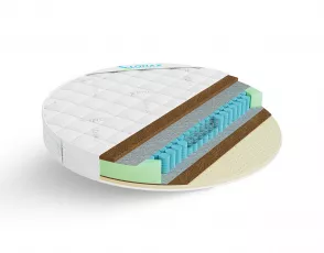 Круглый матрас Lonax Round Cocos-Medium TFK